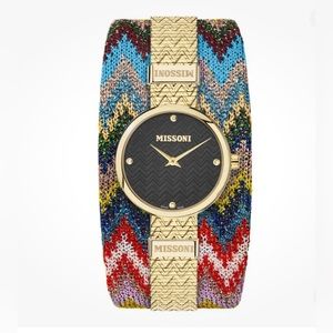 NWOT Missoni Gold Womens Analogue Watch M1 Mwy102122